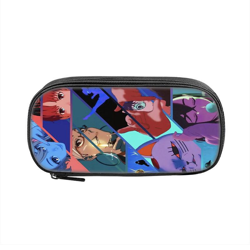 Dandadan Pencil Case With Polyester Material For Students And Kids