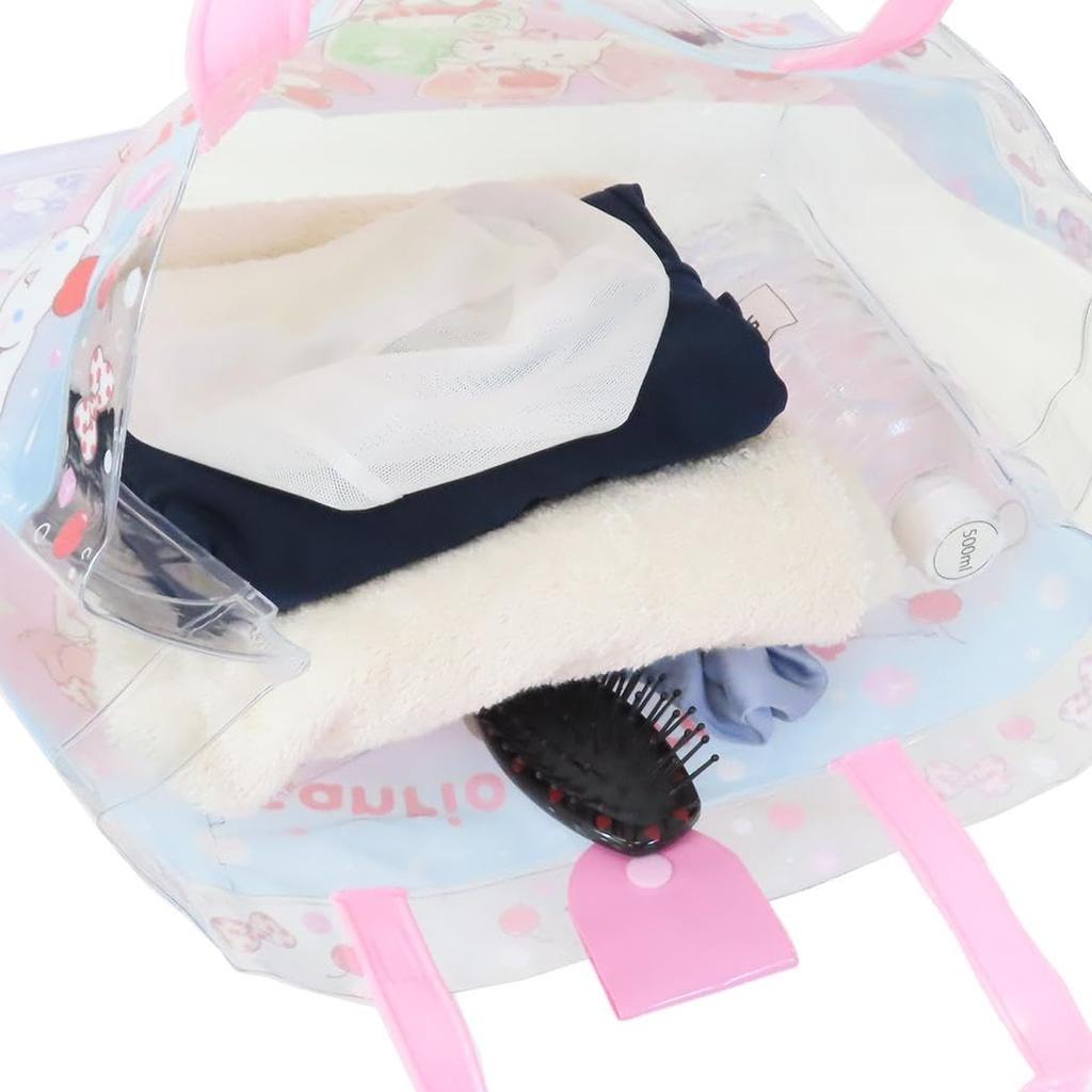 Gusseted PVC Bag L Sanrio Characters Pink [Takanami]