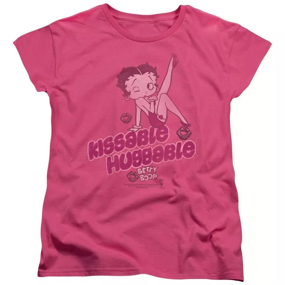 

Женская футболка Betty Boop Целуемая Обнимаемая 4XL