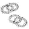 4pcs Rim Lock Rings Aluminum Alloy Replacement 1.9in Wheel Rim Beadlock Ring for Axial SCX10 90046
