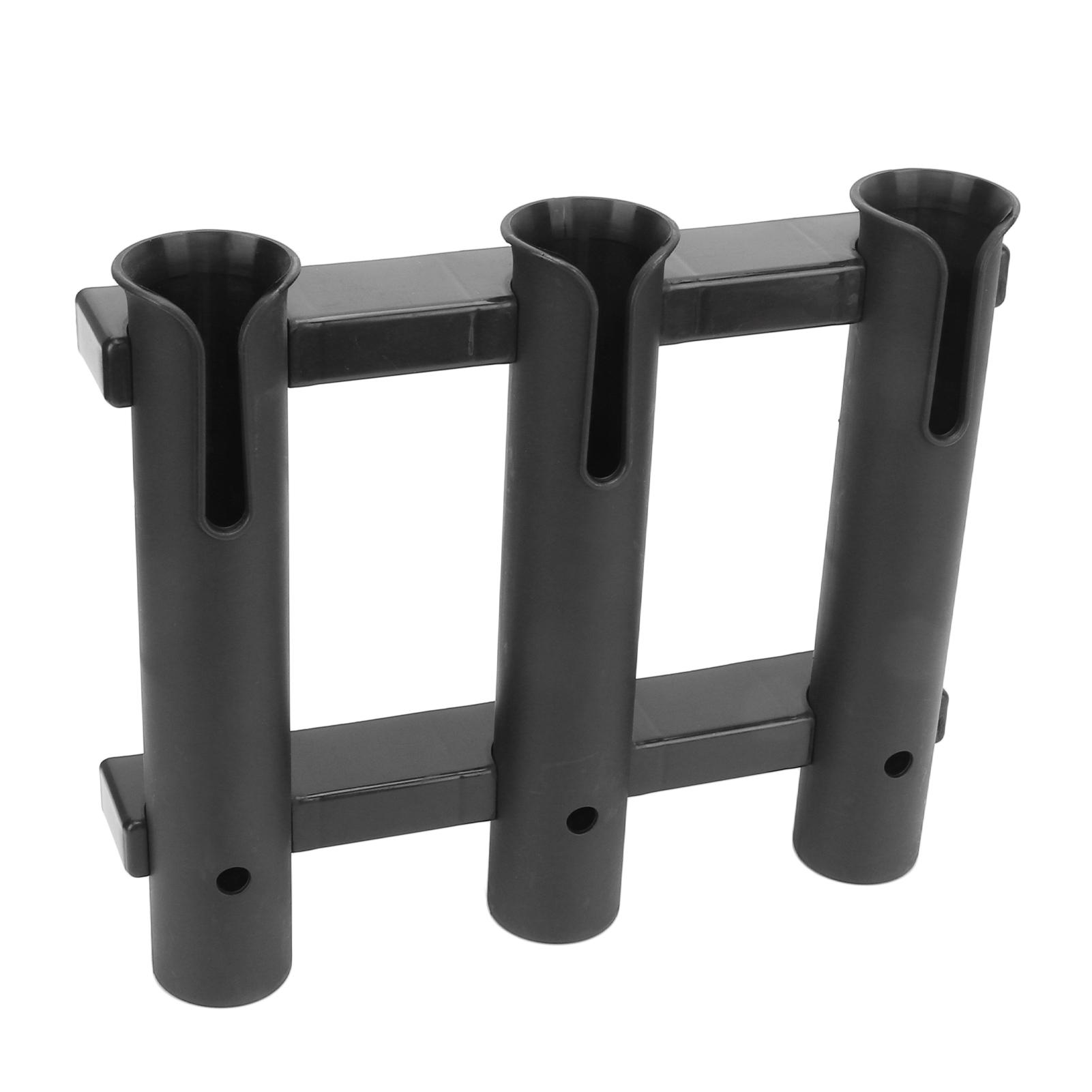 

Пластиковый держатель для удочки из 3 трубок, портативный держатель для удочки с аксессуарами для рыбалки