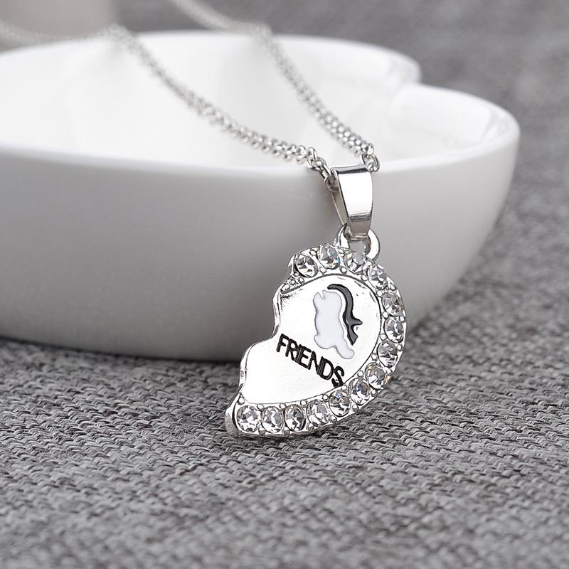 Hot-Selling Penguin Best Friends Necklace - European & American Fashion
