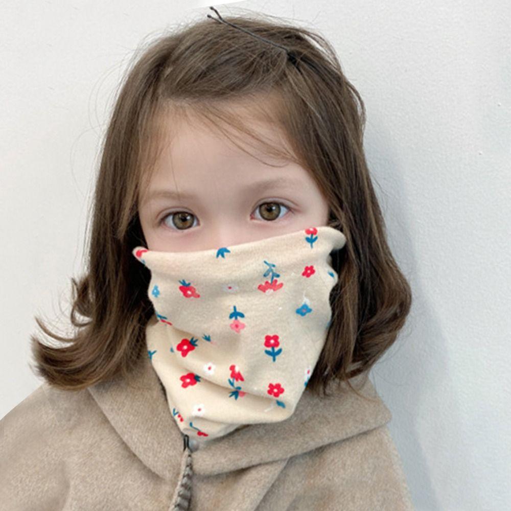 1-16 Years Old Elastic Kids Winter Scarf Cotton Neckerchief Knitted Scarves for Baby Boys Girls
