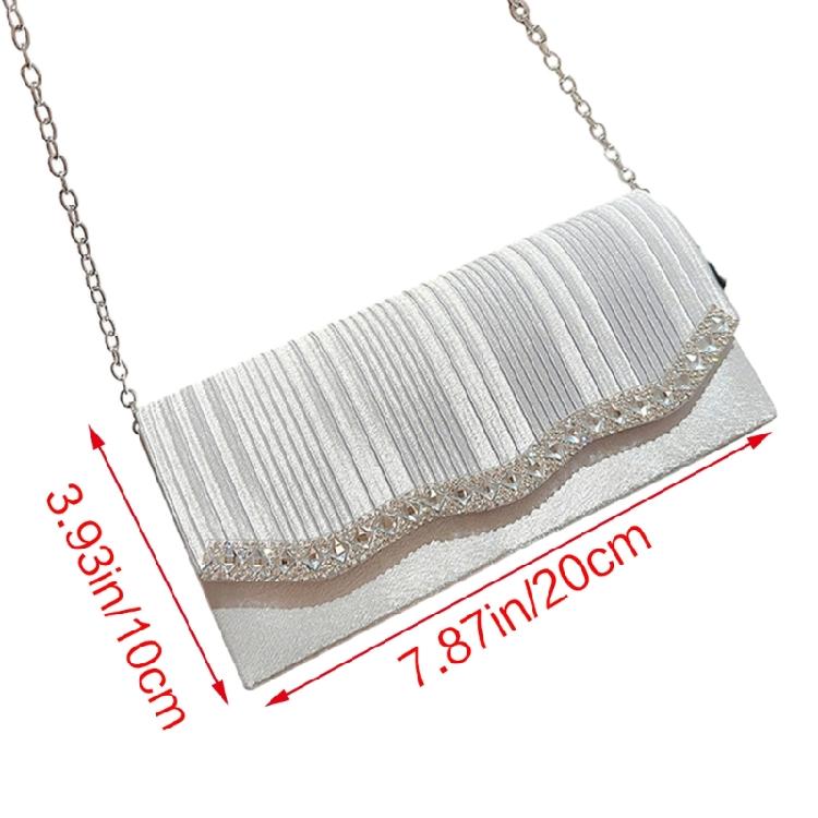 Women Girl Formal Evening Bag with Chain Banquet Purse Female Handbag Clutches