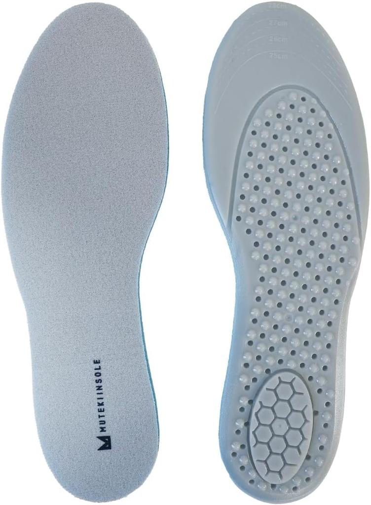 Muteki Insole Shock Pressure Antibacterial and Deodorizing (L) 25-28cm, Absorption, Distribution,