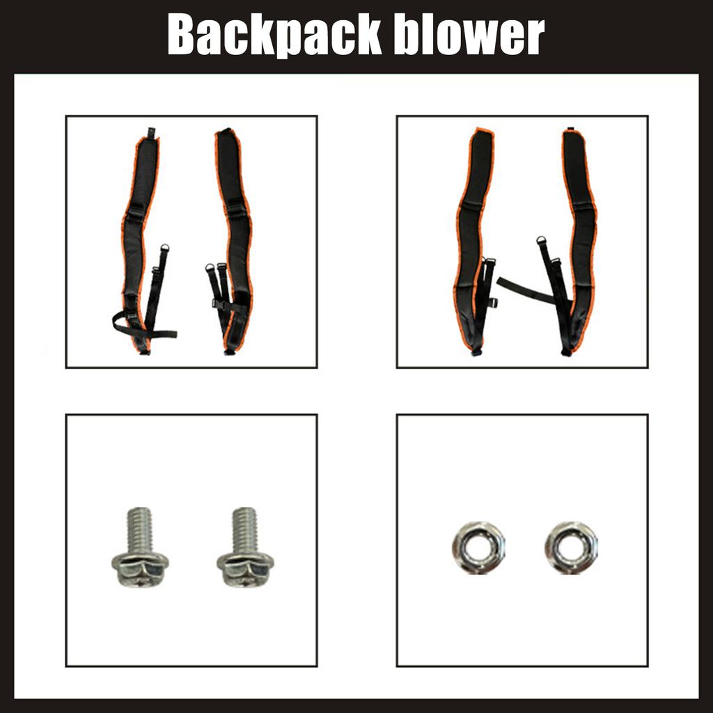 Verstellbare Schultergurte als Ersatz für BR800/BR800x Rucksack-Laubbläser – Komfortable Unterstützung und weniger Ermüdung