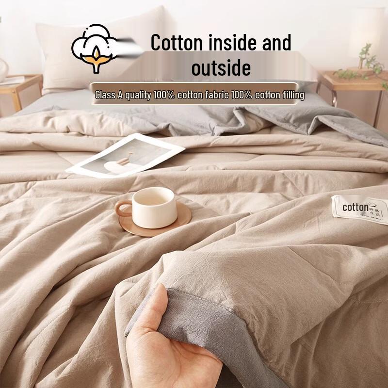 Tianhengyucheng 100% Cotton Mother & Baby Summer Quilt