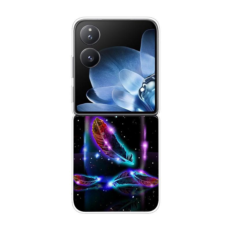 Hard PC Cover For Xiaomi Mix Flip ShockProof Phone Case For Mi Mix Flip 5G Ultra-Thin Back Clear MixFlip Shell Cover Coque Funda