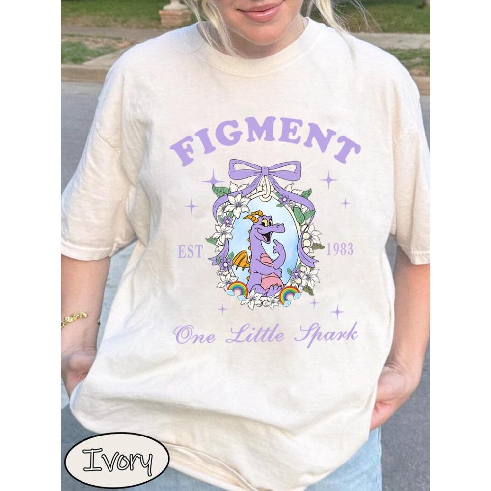 Epcot Coquette FigUnisext png One Little Spark FigUnisext Epcot Center Tee Disneyland Vacation FigUnisext Est 1983 png
