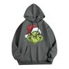 Women's Fashion Christmas Printed Casual Hooded Sweatshirt With Pockets