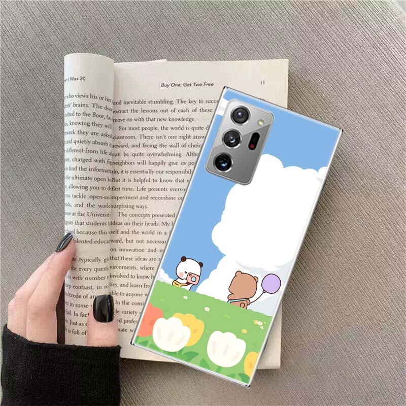 Cute BuBu DuDu Phone Case For Samsung Galaxy S25 Edge S24 S23 FE S22 S26 Ultra S21 S20 S10 Plus Capa Soft