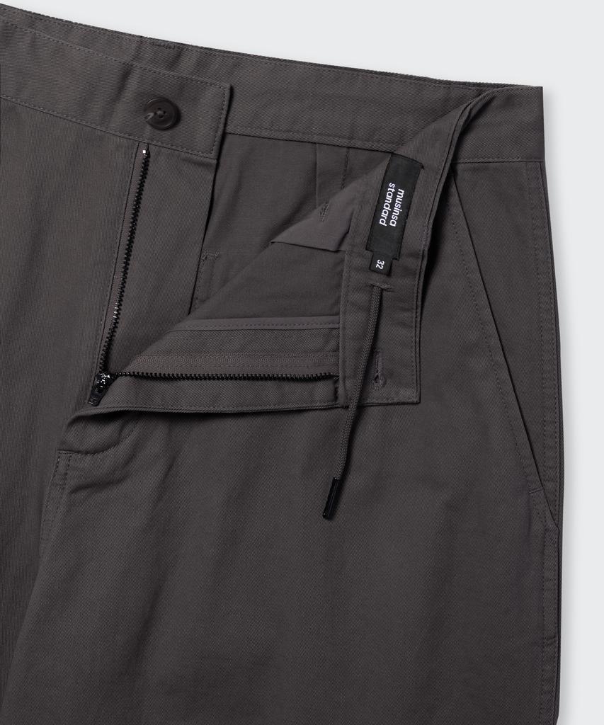 MUSINSA STANDARD Cotton Balloon Pants [Dark Gray]