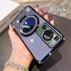 KEYSION Luxury Glitter Jewelled Magnetic Phone Case for Huawei P60 Pro Makeup Mirror Stand Shockproof Cover for Huawei P60
