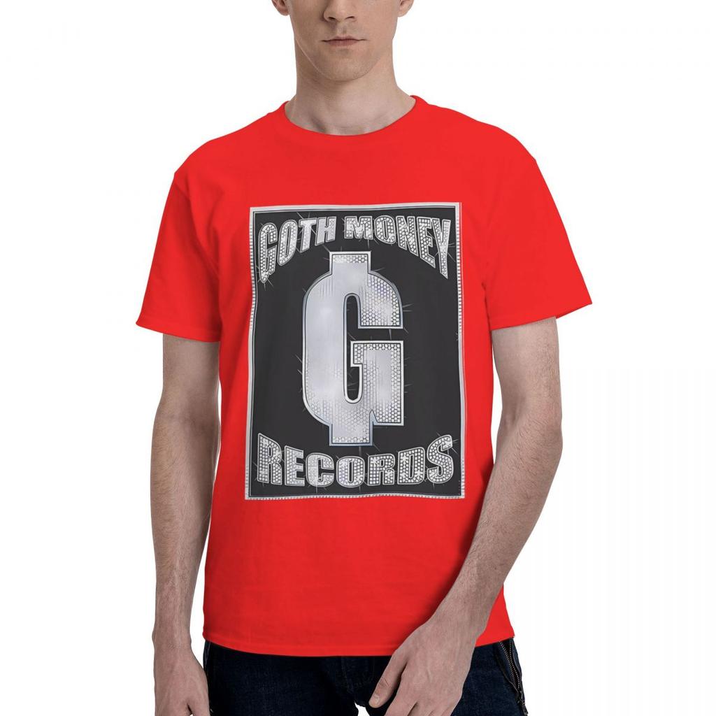 Goth Money Records Bling 100% Bomull Vardaglig Andningsbar Bekväm T-shirt Högkvalitativa Herrkläder Roliga Gåvor