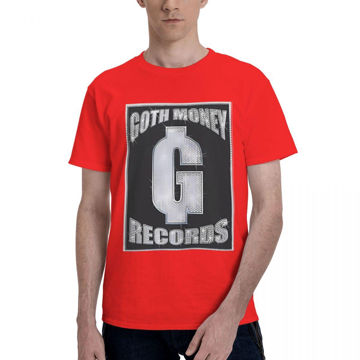 Goth Money Records Блестящая Повседневная Дышащая Удобная Футболка 100% Хлопок Высококачественная Мужская Одежда Забавные Подарки S