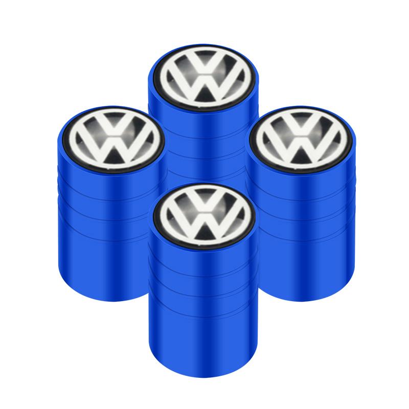 For VOLKSWAGEN 4pcs Auto Emblem Cap Stickers For VW Volkswagen Golf Polo Passat Tiguan Touran Jetta Accessories