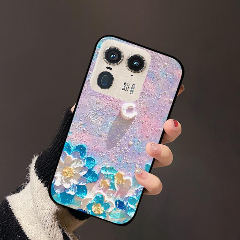 For Motorola Edge 50 Ultra Cover Flower TPU Silicon Back Soft Case Funda For Moto Edge 50 Fusion Edge50 Pro ultra Bumper Coque