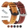 Bracelet de Montre Rétro en Cuir de Veau Véritable 18mm 20mm 22mm 24mm Bracelet pour Seiko Haut de Gamme Bracelet de Poignet à Libération Rapide pour Bracelet Rolex