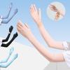 Sunscreen Female Anti-Ultraviolet Summer Cycling Arm Protector All-In-One Driving Ice Silk Sleeve Cover