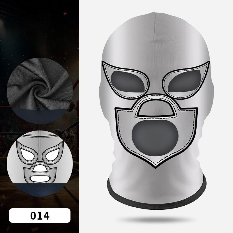 Wrestling Mask Boxing Mask Face Elastic Milk Silk Mask Lycra Fabric Costume Party Mask Printed Halloween Party Dress Up