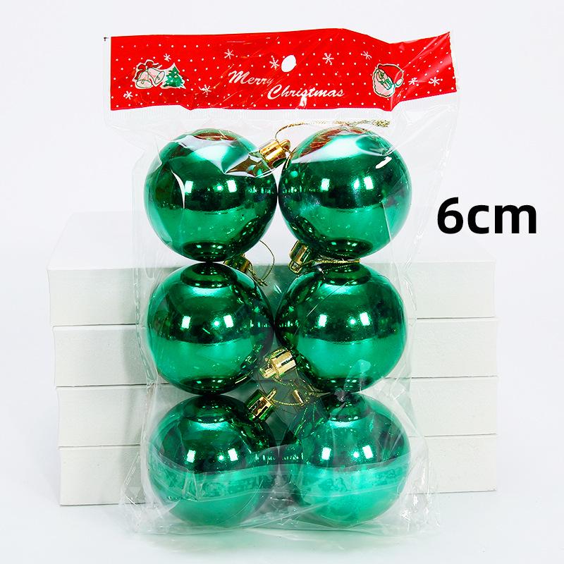 Large and Small Shiny Christmas Ball Tree Decorations