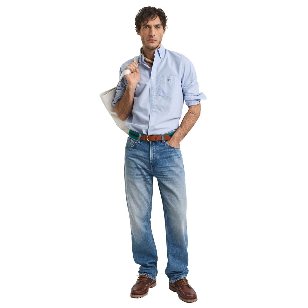 Gant Męska Koszula Oxford Regular z Archiwalnym Logo