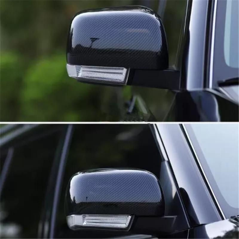 Pro Mitsubishi Pajero Montero 2009-2021 Samolepka na auto Kryt zpětného zrcátka Kryt zrcátka Vnější kryt dveří Kryt zpětného zrcátka Lišta Carbon