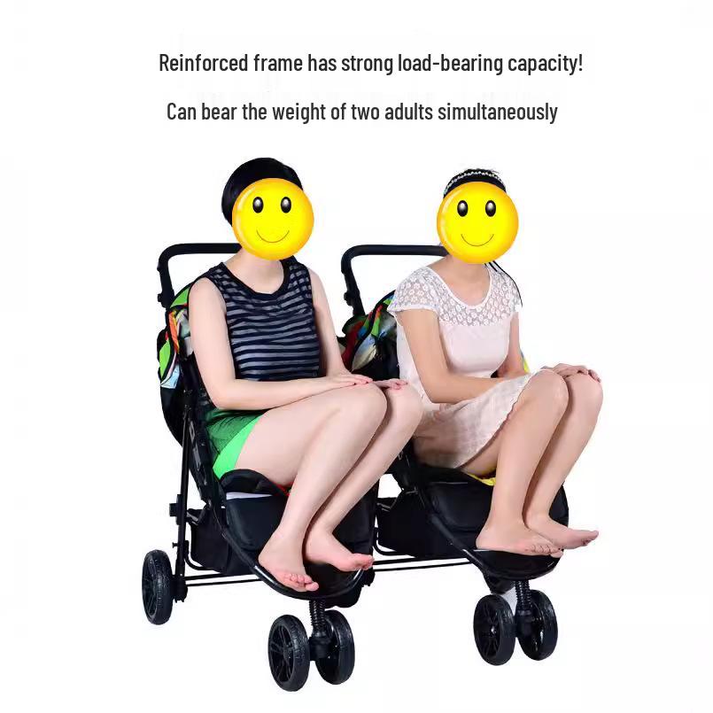 Huaying Multi-Purpose Folding Twin Stroller