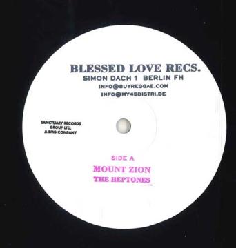 

12inch Record HEPTONES - Mount Zion / Through The Fire I Com BROB001 Blessed Love EU 2025 Germany Reggae, Ska & Dub