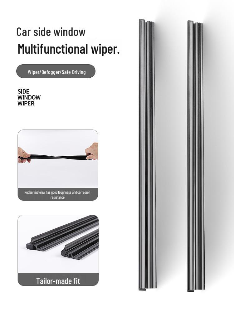 Aion LXplus Car Side Window Rainproof & Anti-Fog Double Scraper Rubber Wiper Blade