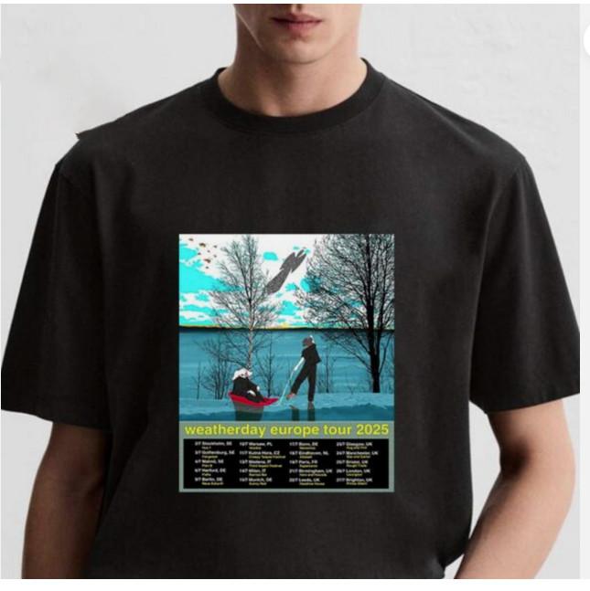 Hornet Disaster Europe Tour Weatherday Europe Tour 2025 Unisex T-Shirt