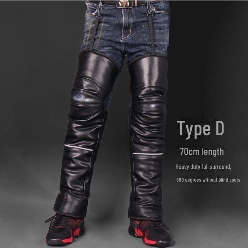 Thickened Windproof Winter Motorcycle & Electric Bike Knee Pads, Men & Women Leggings for Cold Weather Riding