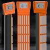 Pocket Guitar Gadget Chord Trainer with Rotatable Chart Screen 6 Fret Guitar Practice Tool for Guitar Training Practice