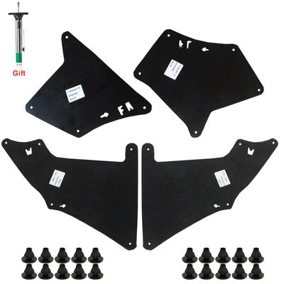 5pc Inner Fender Liners For Toyota Land Cruiser Prado 03-20 Mud Flaps Splash Guards Shield Seal With Tire Tread Depth Gauge
