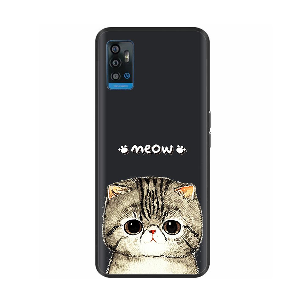 For ZTE Blade A71 Case Soft Black Silicone Bumper Phone Cover for ZTE Blade A71 A7030 Case BladeA71 2021 a 71 Coque Fundas Shell