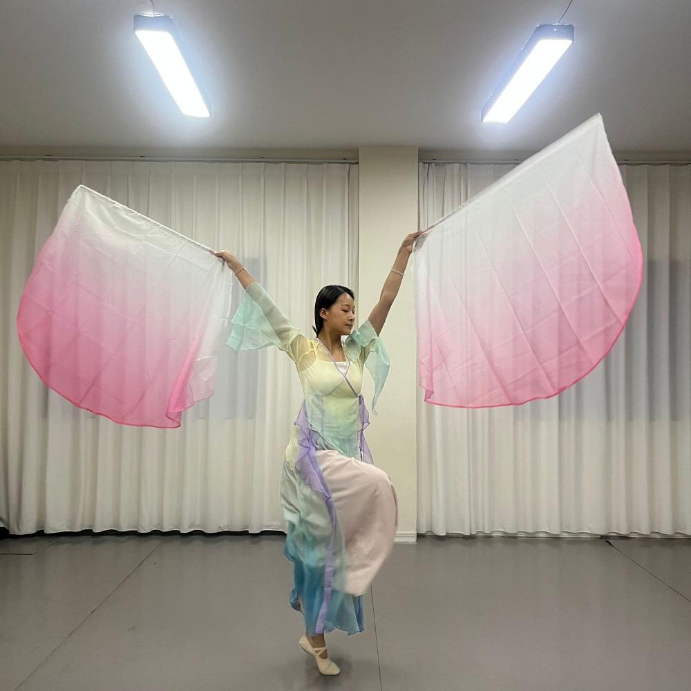 Multicolor Belly Dance Accessories Props Scalable Rods Dance Props Semi-circular Flags  Dance Party