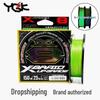 YGKPEJPNX8 Braided Wear-Resistant Lure Fishing Line - Green/White
