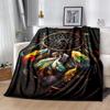 1pc Dream Catcher Printing Lightweight Flannel Blanket, Comfortable and Warm Blanket, for Camping Sofa Bed and Couch Office, in All Seasons