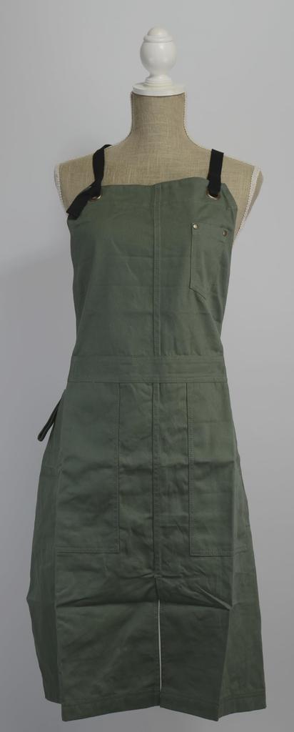 Long Length 92cm [Friends Hill] Apron, Khaki,