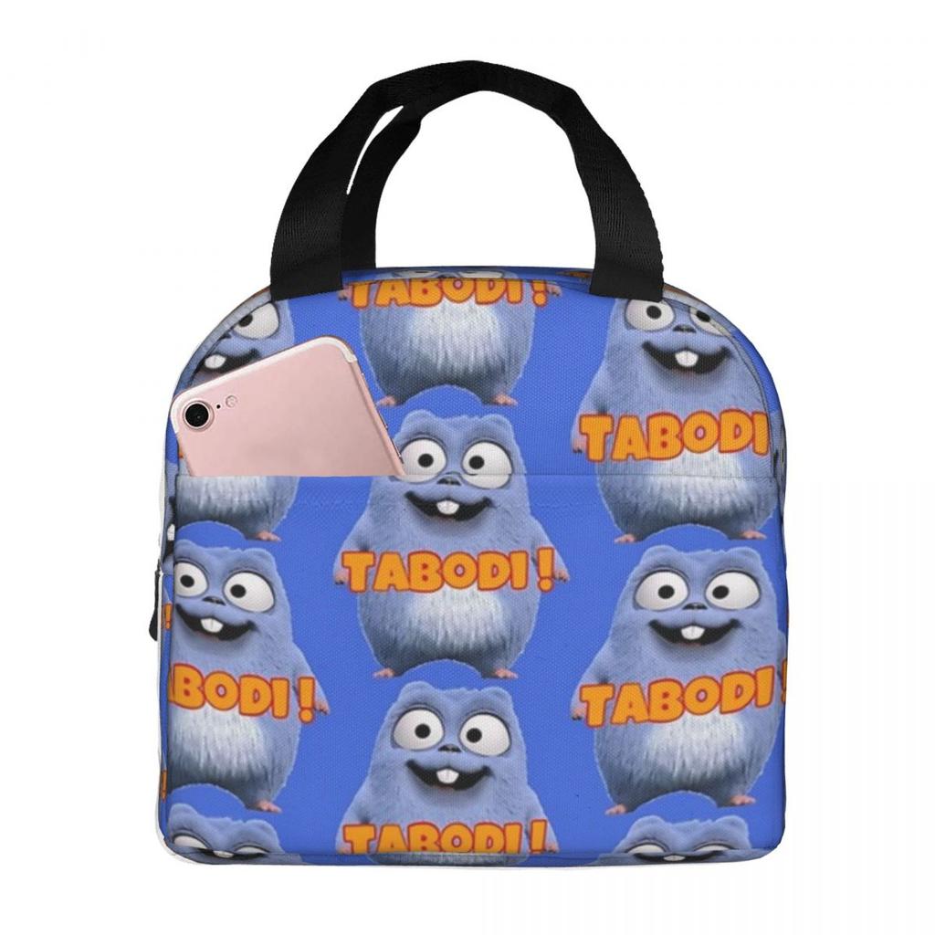 Grizzy And The Lemmings Insulated Lunch Bag for Kids School Cooler Thermal Food Box Tote Portable Lunch Boxes Container
