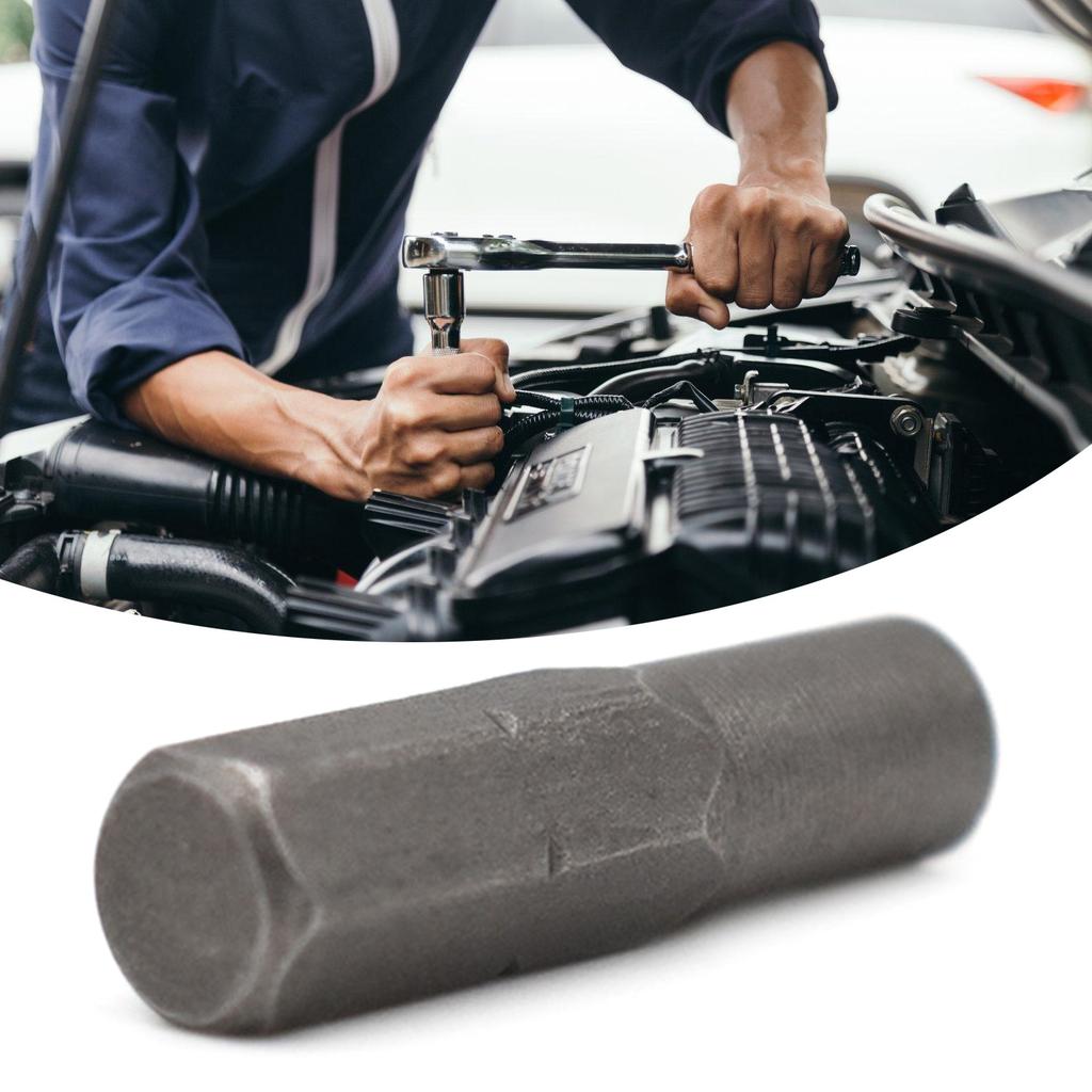 Präziser 6,35mm auf 4mm Adapter Konverter Stecker Geeignet für Multifunktionswerkzeug-Komponentenanwendungen Kohlenstoffstahl