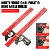 Woodworking Precision Pocket Ruler Metal Slide Ruler T Track Combination Ruler Marking Measuring Tool