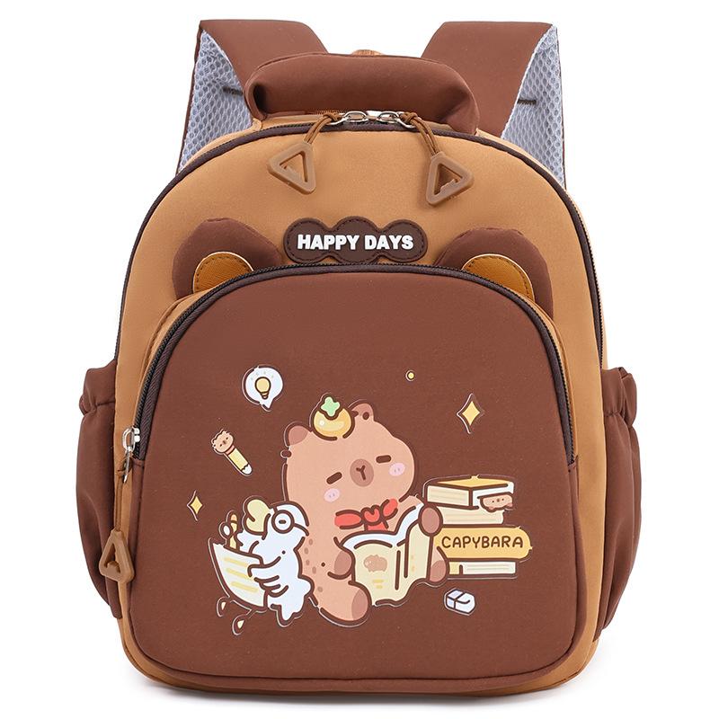 

Kindergarten Capybara Schoolbag Children s Bags Go Out Capibala Small Backpack Girls and Boys Contrast Shoulder Bags. .