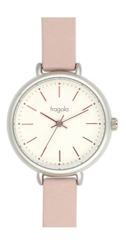 

[Follow] Watch Fragola Sweatproof Belt Soft Color Watch H01222S-1 PK/IV Women s Pink