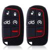 Silikon Auto Smart Key Hülle Abdeckung Für Jeep Renegade Wrangler Patriot Grand Cherokee WK2 KL Compass Liberty FIAT Zubehör