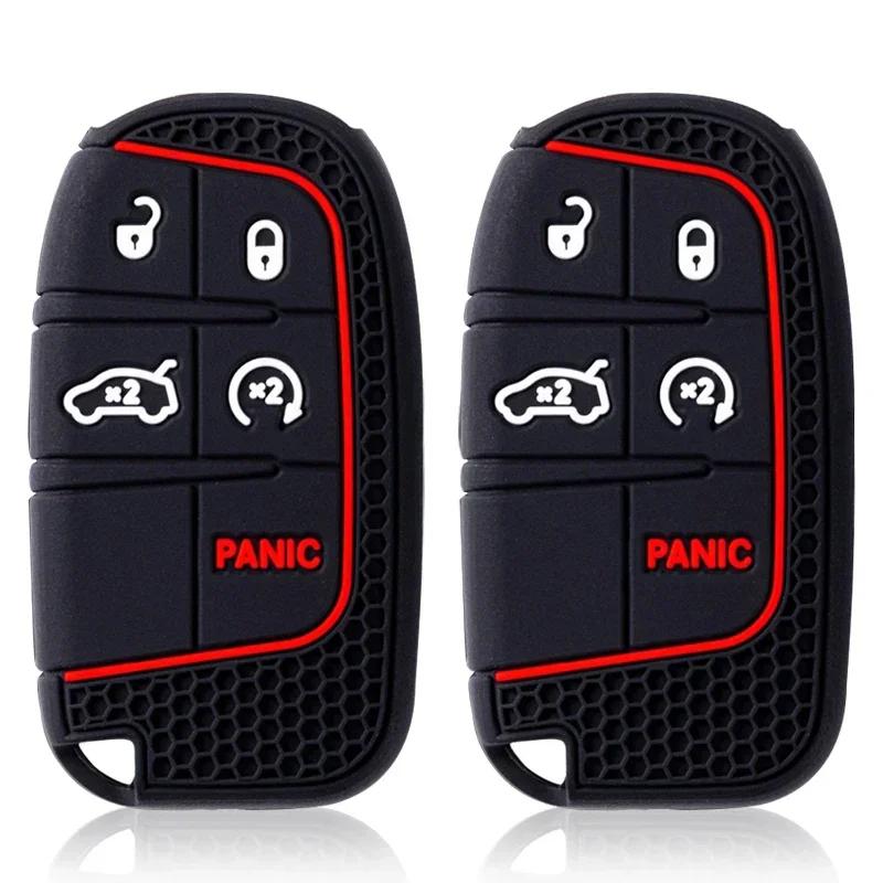 Silikon Auto Smart Key Hülle Abdeckung Für Jeep Renegade Wrangler Patriot Grand Cherokee WK2 KL Compass Liberty FIAT Zubehör