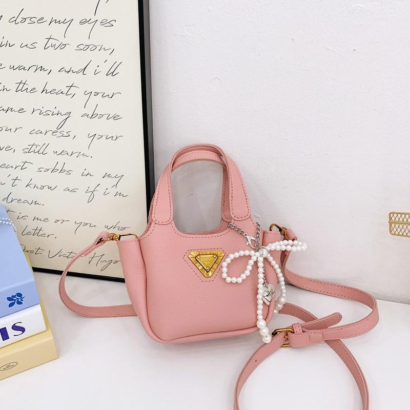 Cartoon Diamond Kids Shoulder Bag Handheld Cute Lightweight Feel Bucket Bag