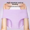 Plus Size Women's Pure Cotton 10A Antibacterial Cotton Crotch High Waist Tuck Briefs