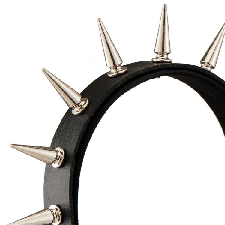 Rivets Headband Punk Headbands Rock Headwear Gothic Leather Hair Hoop Steampunk Rivets Hair Band Hairpieces for Party