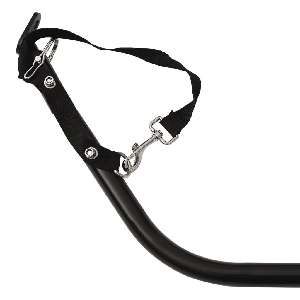 Bicycle Trailer Black and Green 45 kg Iron